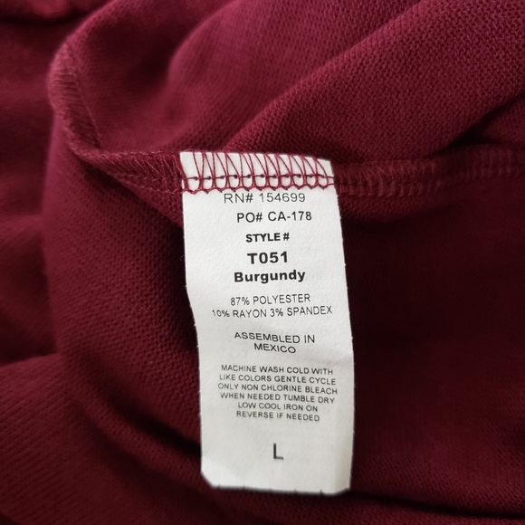 NWOT Beeuniq Burgandy cardigans size Large - Picture 3 of 3